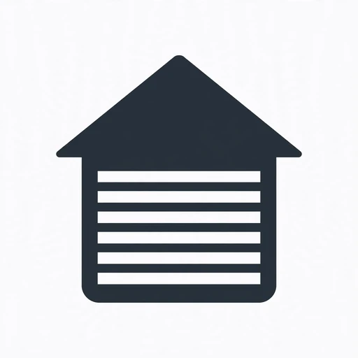 Line icon of fiber cement lap siding boards stacked for coastal home installation